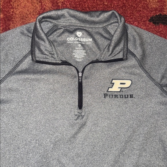 Women’s Purdue Long Sleeve‎ 1/4 zip - Picture 2 of 7